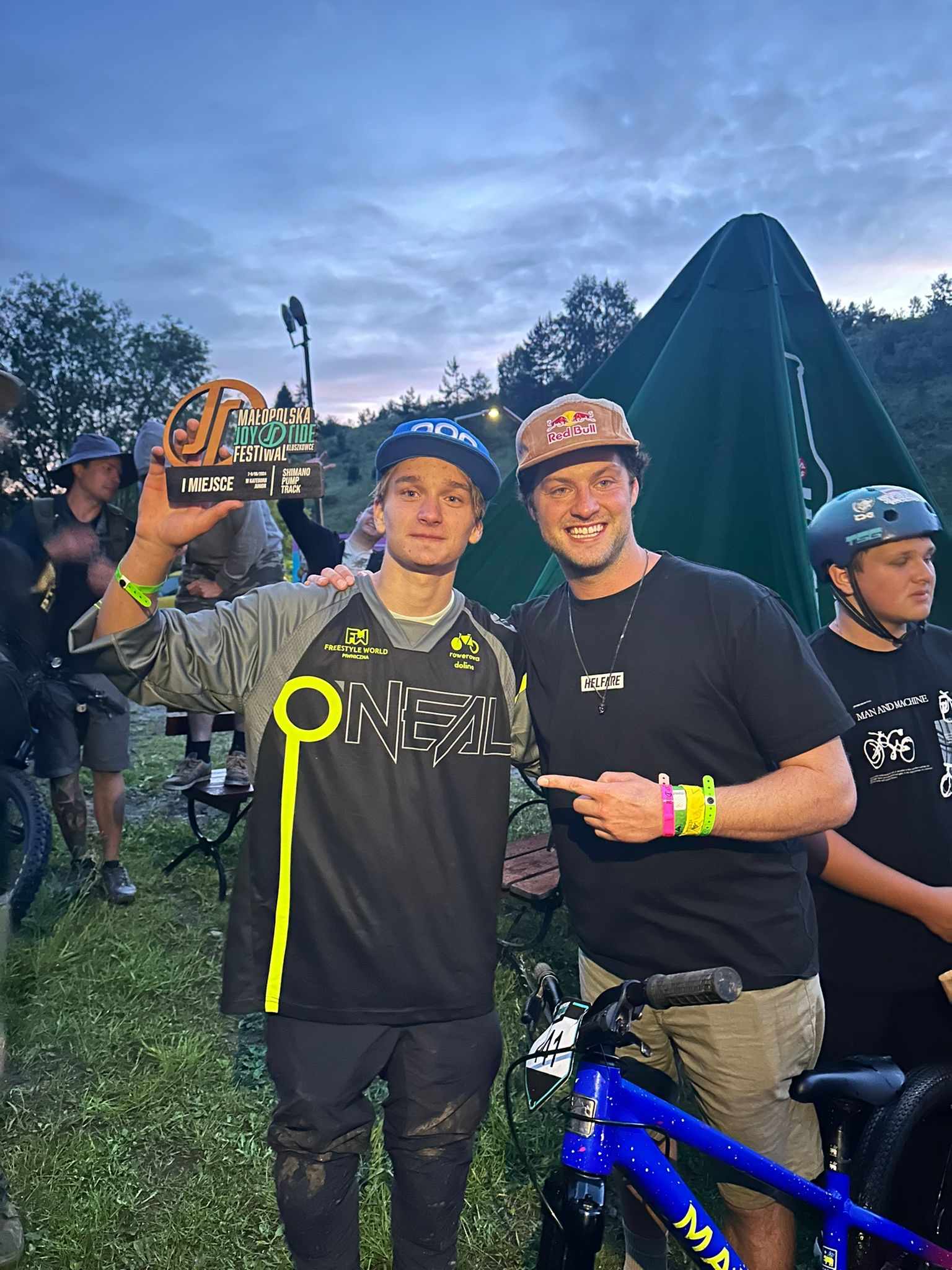 I miejsce Wojciecha Izworskiego w Małopolskim Joy Ride Festiwal w konkurencji Shimano Pump track w kategorii Junior