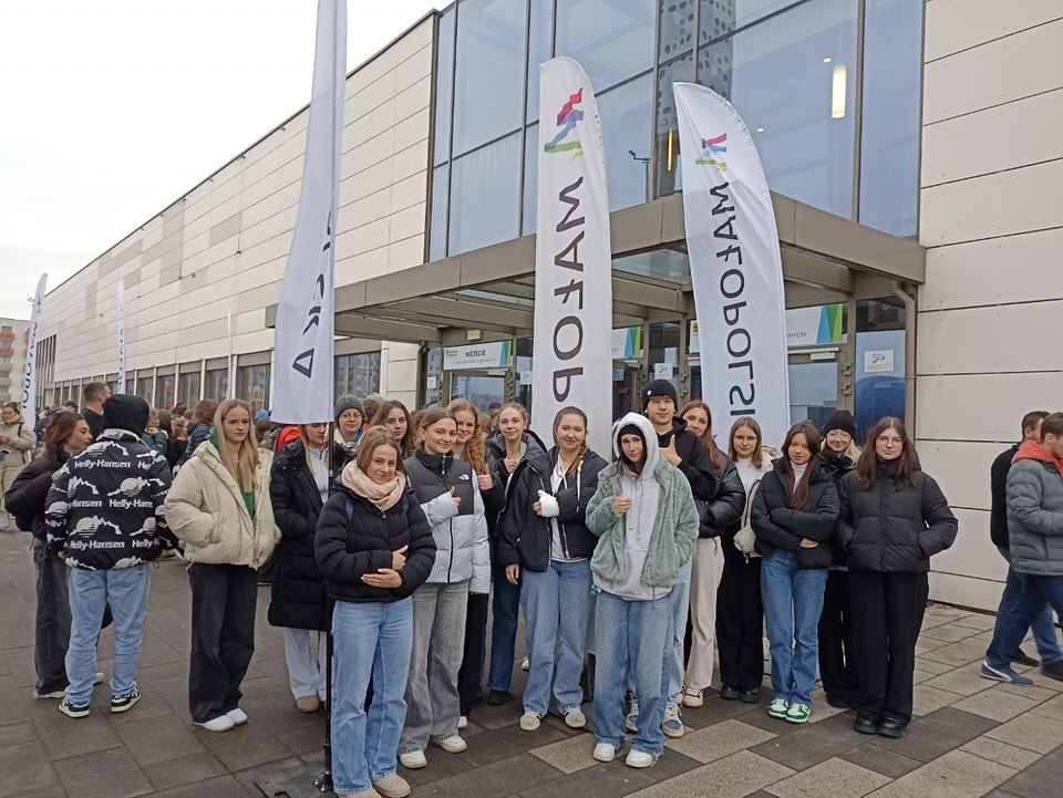 Klasa 3A na Festiwalu Uczelni - Małopolska Przyszłości