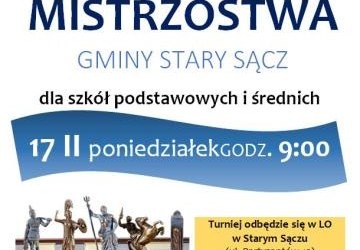 IV Mistrzostwa Szachowe Gminy Stary Sącz