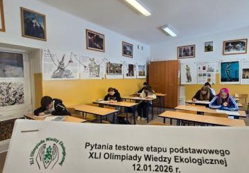 XLI Olimpiada Wiedzy Ekologicznej - etap szkolny