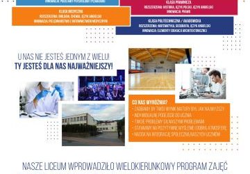 Zapraszamy do zapoznania się z ofertą naszego liceum
