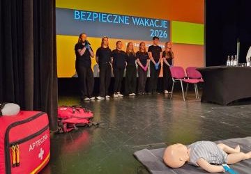 Bezpieczne Wakacje 2026 – pokaz pierwszej pomocy w wykonaniu Klubu Impuls