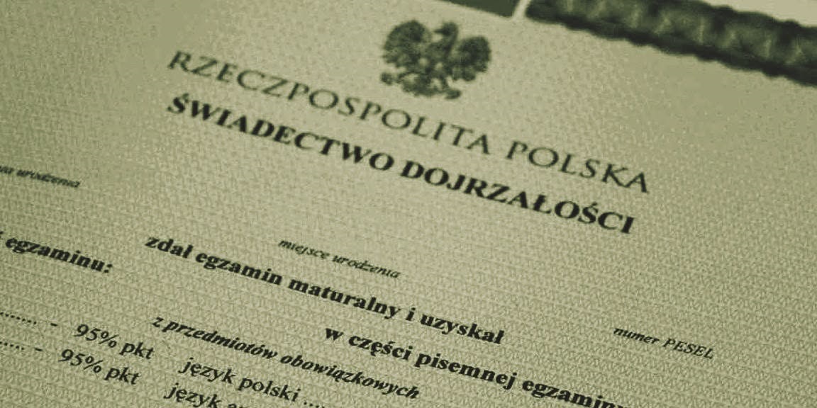 Odbiór wyników maturalnych