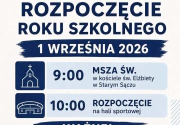 ROZPOCZĘCIE ROKU SZKOLNEGO 2026/2027