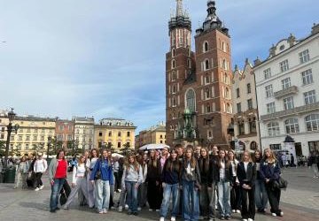 Wycieczka integracyjna klasy 1E do Krakowa