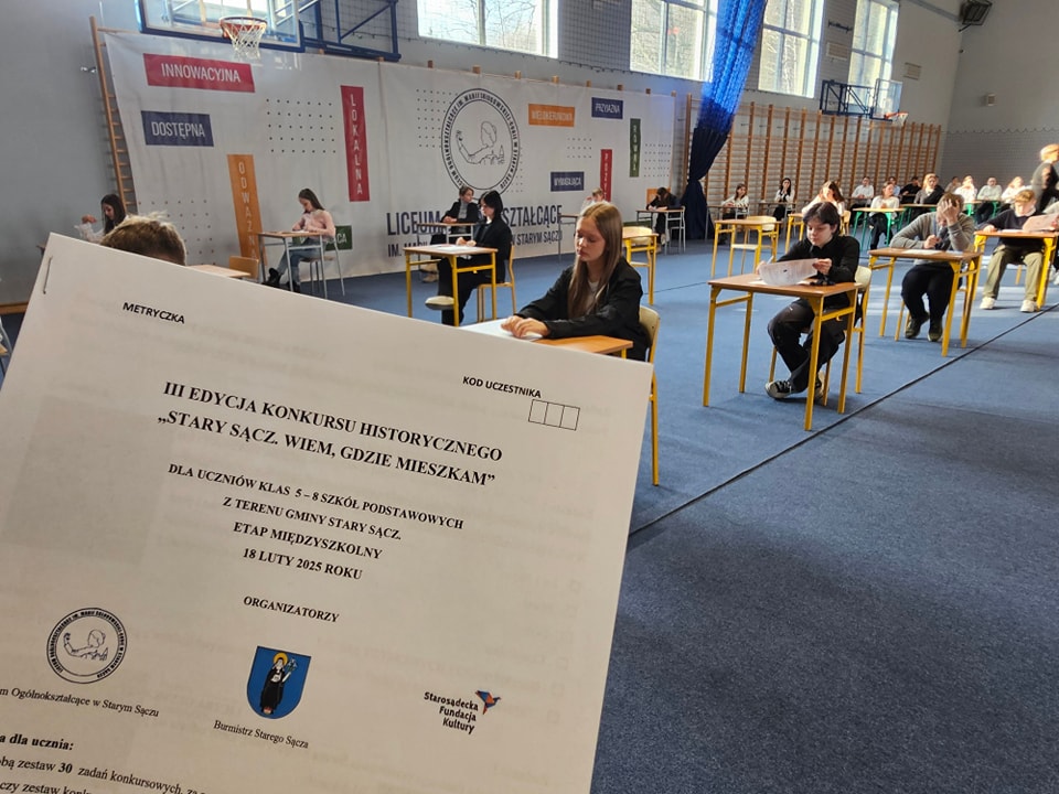 Finaliści III edycji konkursu historycznego „Stary Sącz. Wiem, gdzie mieszkam”