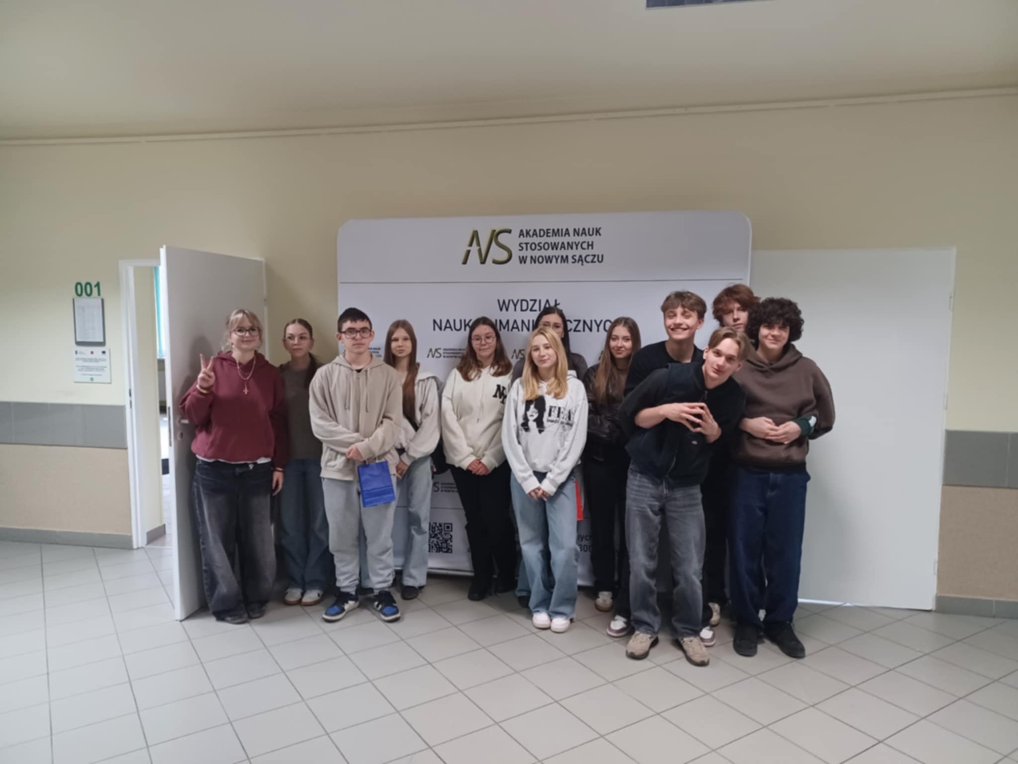 Klasa 2d i 3d na Wydziale Nauk Humanistycznych Akademii Nauk Stosowanych w Nowym Sączu