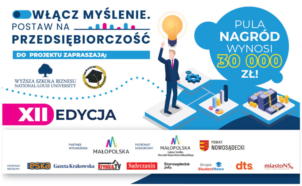 XII edycja projektu „Włącz myślenie. Postaw na przedsiębiorczość”